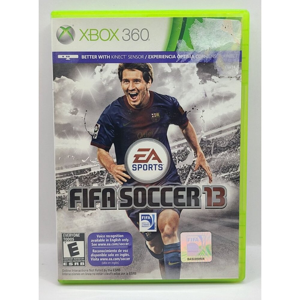 Xbox 360 FIFA Soccer 13 EA Sports Complete With Case & Manual Good Condition